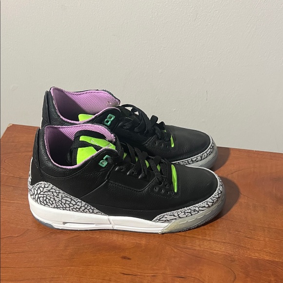 Nike Air Jordan 3 Retro SE GS Electric Green Sneaker size 5.5y-7w dnds  NOBOX - Picture 5 of 8